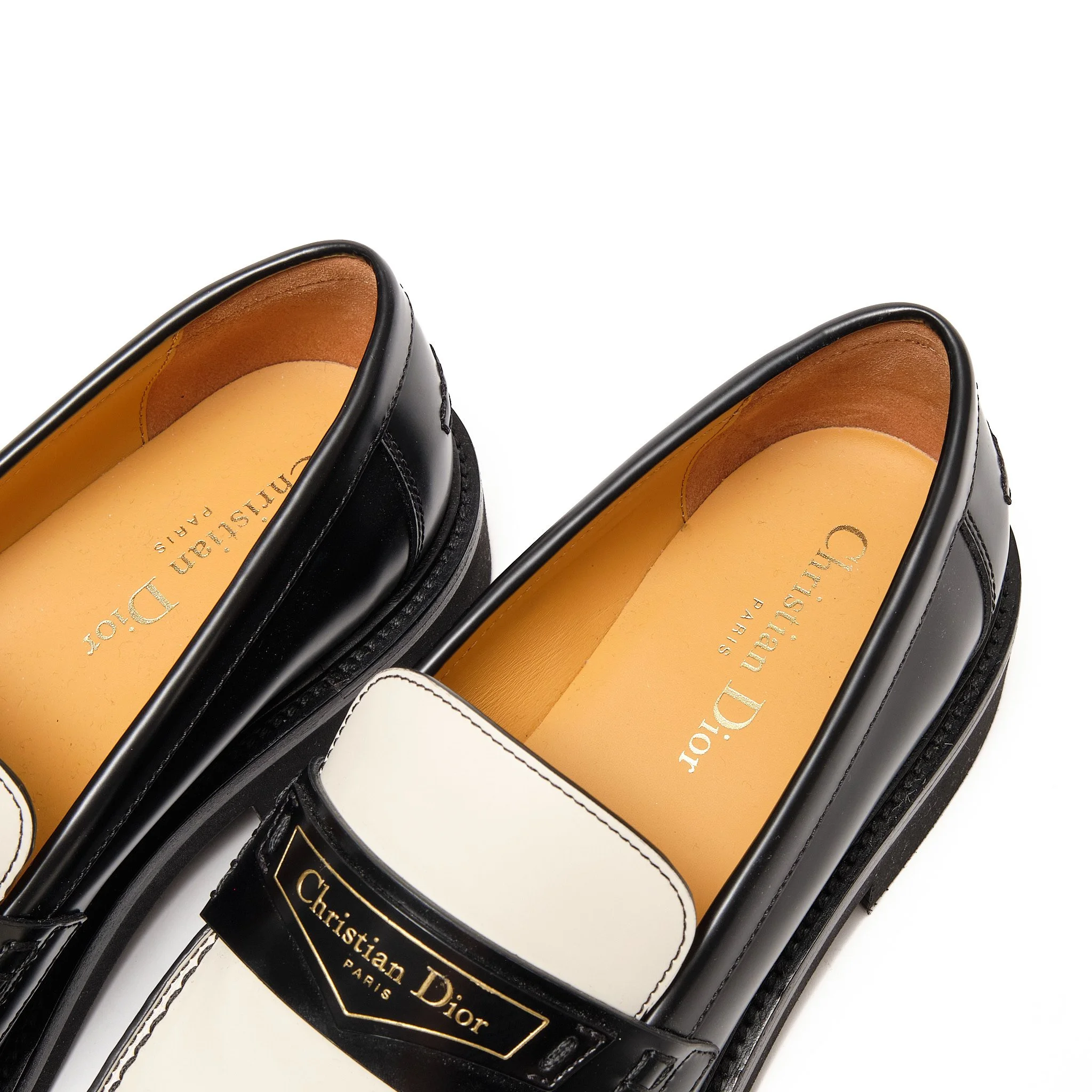 Christian Dior Leather Loafers